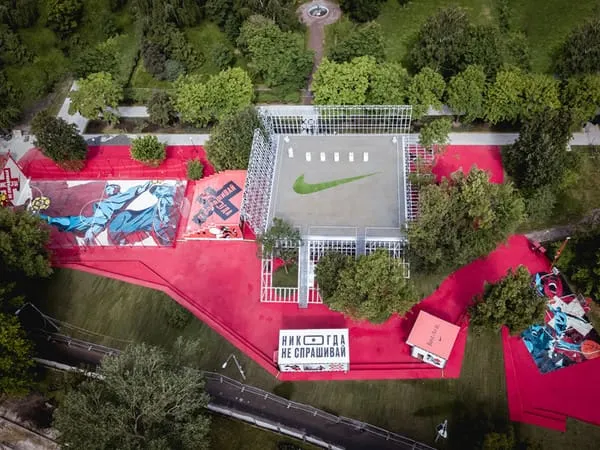 Строительство культурно-спортивного комплекса Nike в Москве
