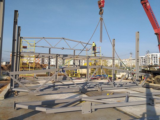 Строительство объекта ЖКХ в жилом комплексе «Новая Рига» 